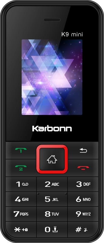 Karbonn K9 Mini(Black&Red)