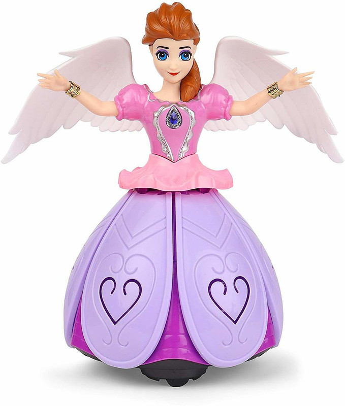 sahajanand enterprise Dancing Fairy Princes Angel Girl Robot with Lights and Music (Multicolor)(Multicolor)