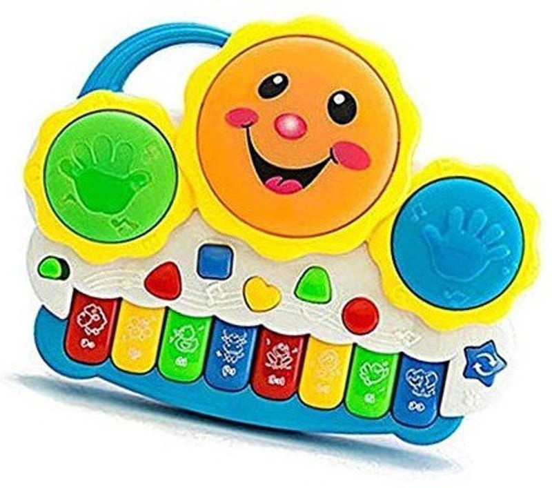 venko Presenting the best Drum Keyboard Musical Toys k1 with Flashing Lights(Multicolor)
