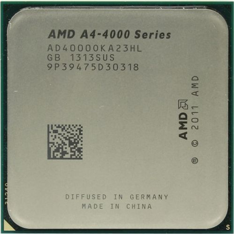 AMD 3 GHz FM2 Refurbished A4-4000 Processor(Grey)