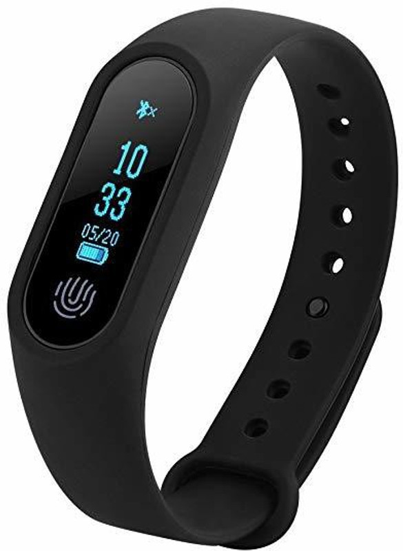 nmraenterprises NMRA_m2_R01 fitness band(Black Strap, Size : free size)