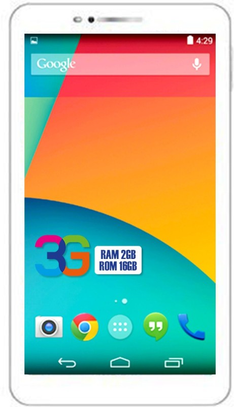 I Kall N8 New 16 GB 7 inch with Wi-Fi+3G Tablet (White) RS.3699 (47.00% Off) - Flipkart
