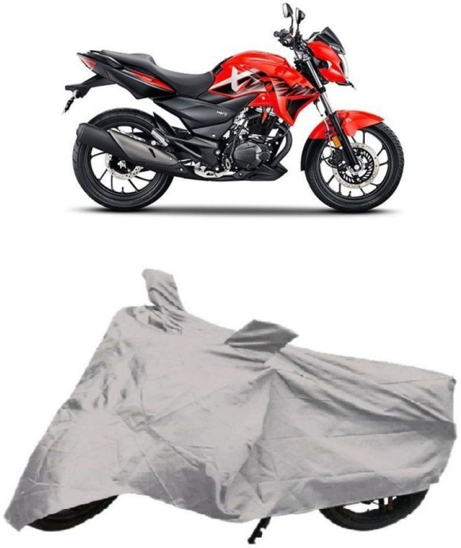 Cranzo Waterproof Two Wheeler Cover for Hero(Xtreme, Silver)