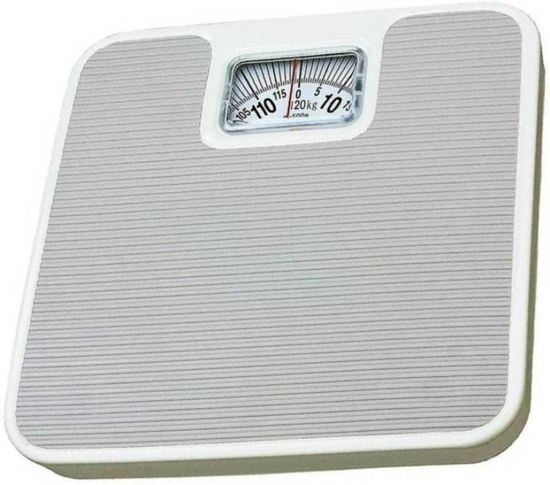 ROBMOB Analog Weight Machine For Human Weight 120 Kg Capacity Mechanical Analog (White) Weighing Scale  (White) Weighing Scale(White)