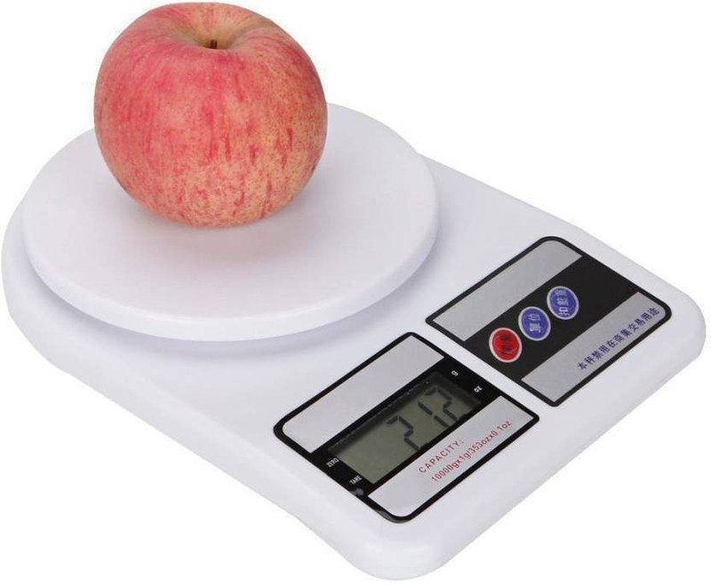 Zeom SF 400 5kg Digital Electronic Weighing Scale  (White) Weighing Scale  (White) Weighing Scale(White)