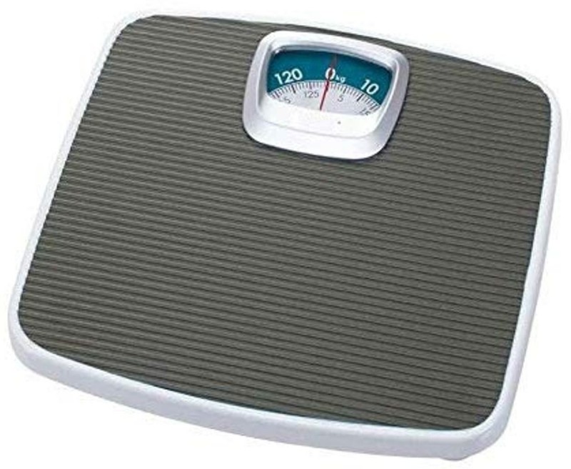 Rorian Analog Weight Machine For Human Body, Capacity 120Kg Mechanical Manual Analog (Grey) Weighing Scale(Grey)