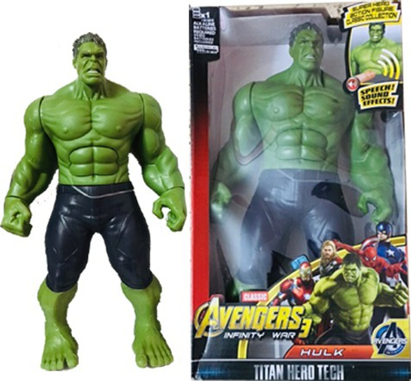 skaur Movie Superhero Legend 12 Inch Action Figure Toy Hulk(Multicolor)