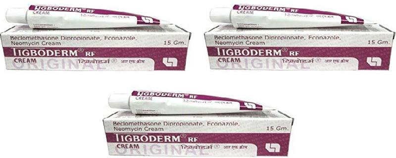 TIGBODERM RF CREAM PACK OF 3*15 GM(45 g)