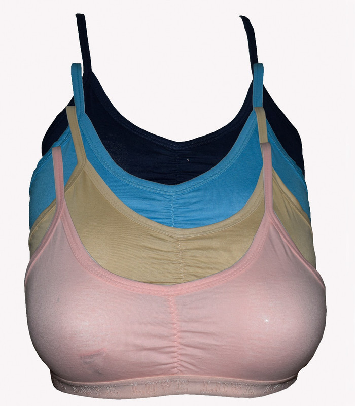 krisha SAPNA BRA SIZE 34/85 Women, Girls Full Coverage Non Padded Bra(Blue, Maroon, Pink, Beige)