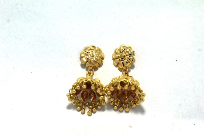 kb jewellery stores ej gc 14 Bronze Jhumki Earring