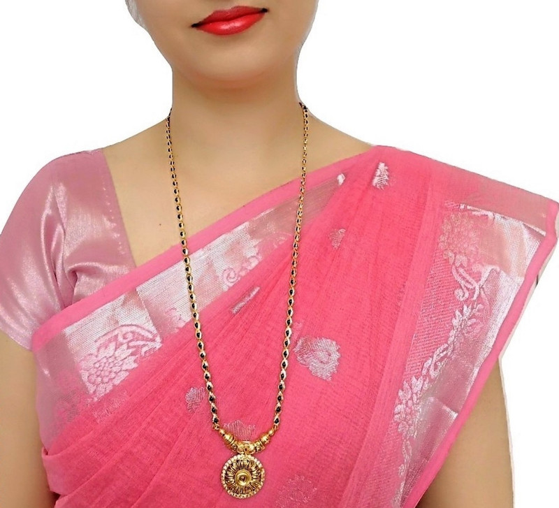 womensky long love forever mangalsutra Alloy Mangalsutra