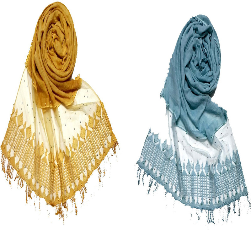 stole for women Solid Pure Cotton Women Stole