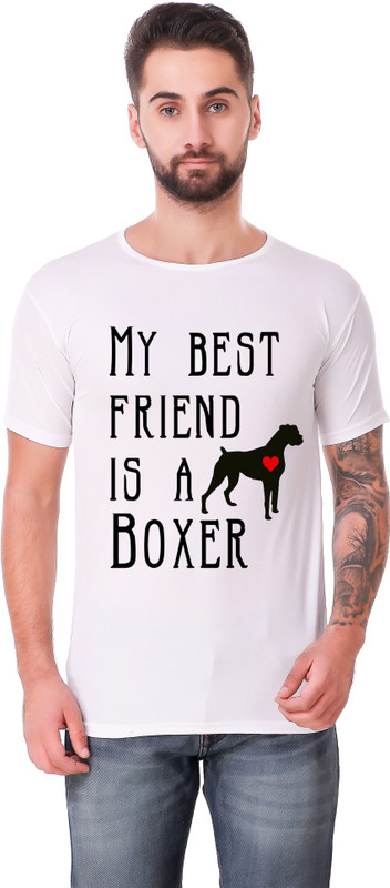 panther sports Graphic Print Men Round Neck White T-Shirt