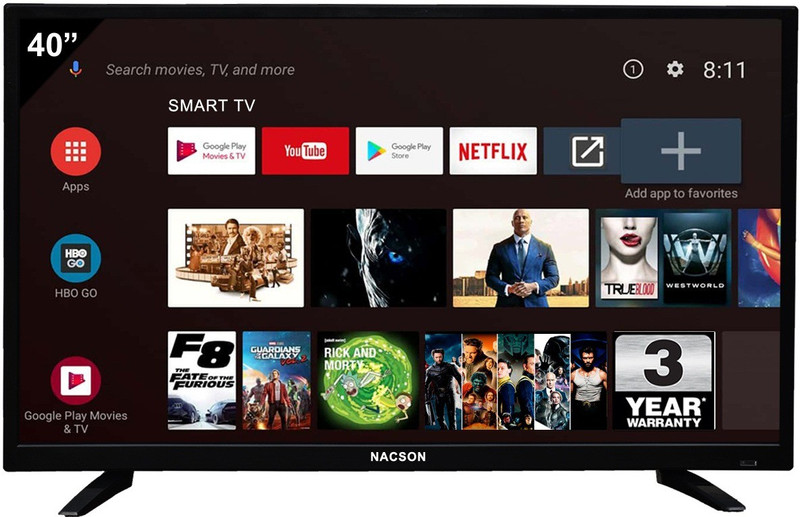 Nacson 102cm (40 inch) Full HD LED Smart TV(NS42AM20S)