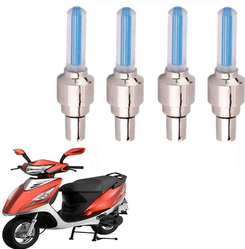BRPEARl Bike LED Tyre Light (Blue,Pack of 4)-868 Tail Light Motorbike, Car LED for TVS, Hero, Hindustan Motors, Honda, Bajaj (12 V, 2 W)(Scooty Streak, Universal For Bike, Universal For Bike, Pack of 4)