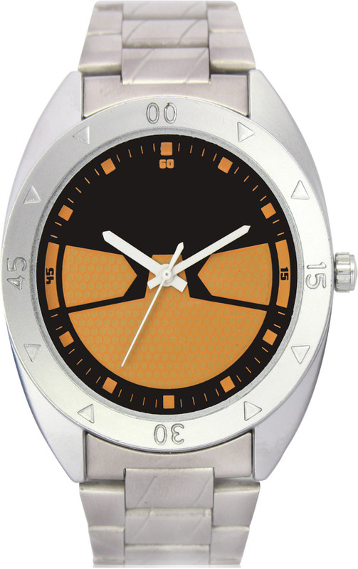 justice fashion new stylish latest water proof steel strap multi coloured analog type dial watch for men Analog Watch  - For Men