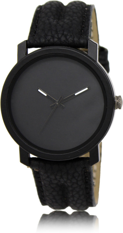 shop in style BLACK LEATHER BELT STYLUS WATCH FOR MAN NEW ARRIVAL FAST SELLING TRACK DESIGNER WATCH FOR PARTY_PROFESSIONAL_DIWALI_FESTIVAL SPECIAL WATCH FOR BOYS_GUYS Analog Watch  - For Men