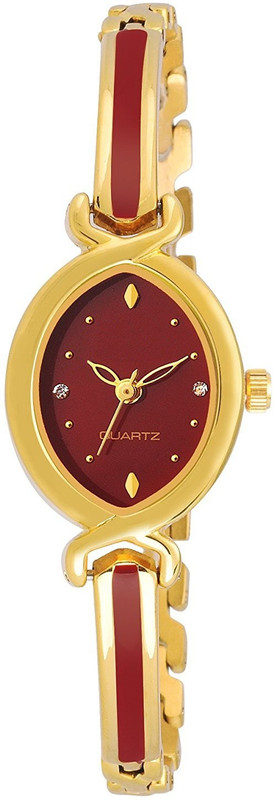 fenton Attractive Designer Multicolor Dial Golden Chain Belt Bracelate PR_712 Watch Analog Watch  - For Women