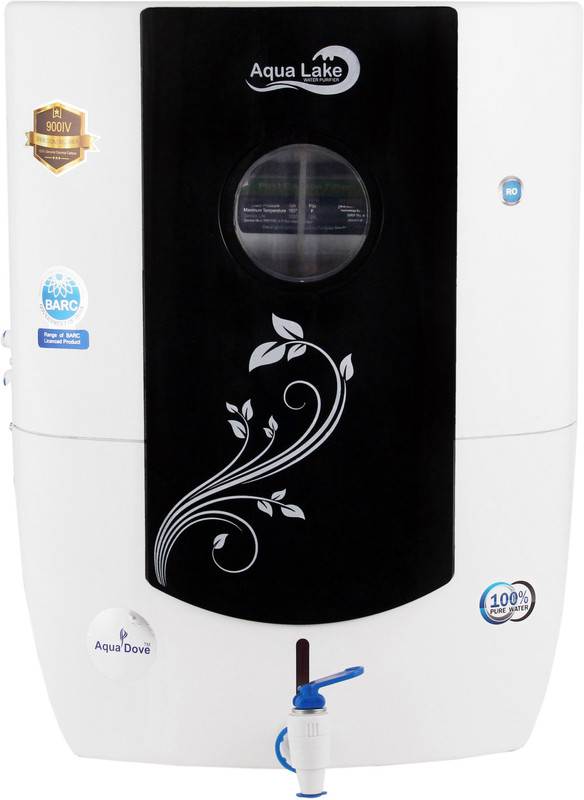 AQUA DOVE ALW Black RO + UV + TDS + MINERAL 12 L RO + UV + TDS Water Purifier(White)
