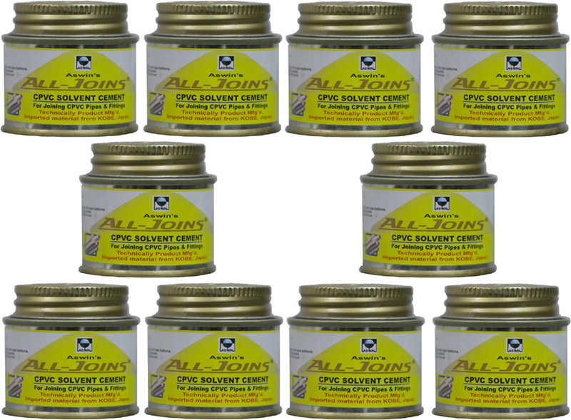 all joins CPVC For Joining CPVC Pipes & Fittings (Pack of 10) Adhesive(50 ml)