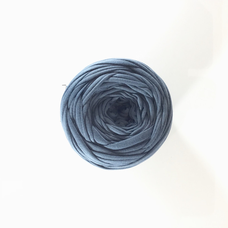crochela Grey Cotton-Polyester T-Shirt Yarn for Crochet/Knitting