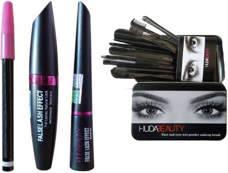 Buy Aaxyone Kajal Falselash Effect Mascara Eyeliner With Beauty Makeup Set Of 4 Online Click here to subscribe for more videos : buy makeup online