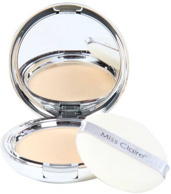 miss clair Prestige Pressed Powder 7 gm Compact(White, 7 g)