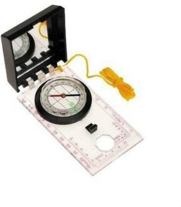 KRAFTMASTERS Orienteering Map Navigation Compass Liquid Filled with Sighting Mirror. Compass(Multicolor)