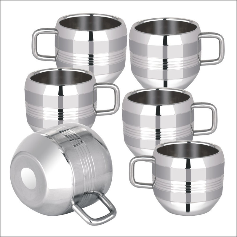 hmtc Stainless Steel(Steel, Pack of 6)