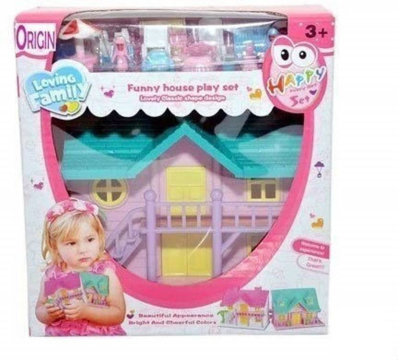 Kiyara Collection  Funny Doll House Play Set for girls wonderful gift for kids girls(Multicolor)