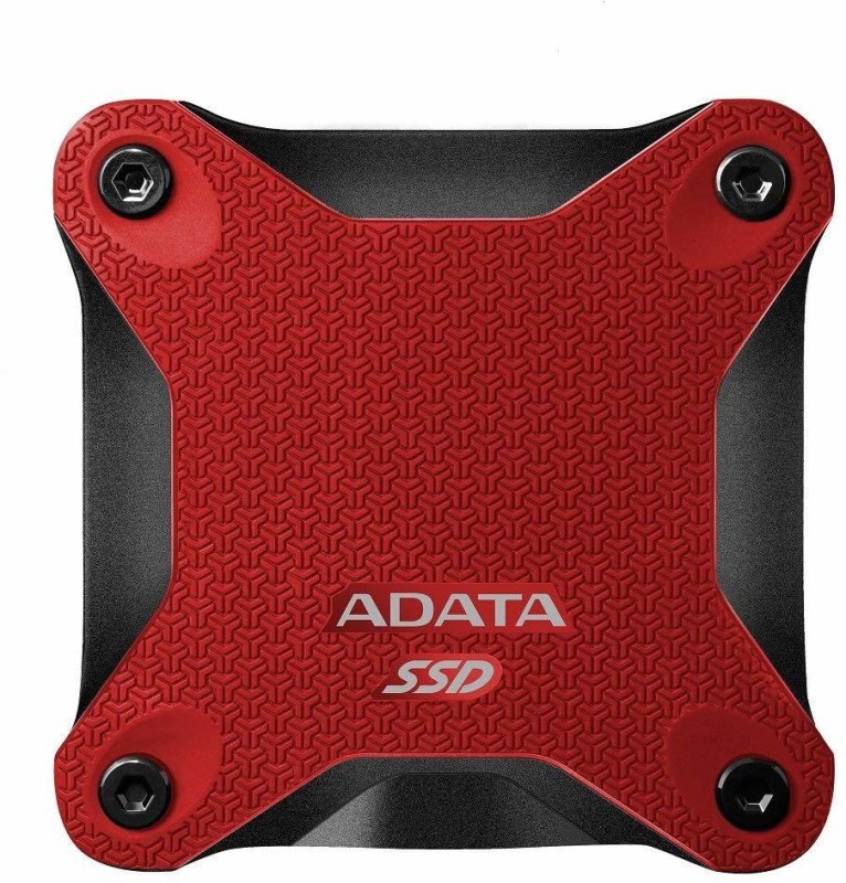 ADATA 256 GB External Solid State Drive with 256 GB Cloud Storage(Red)