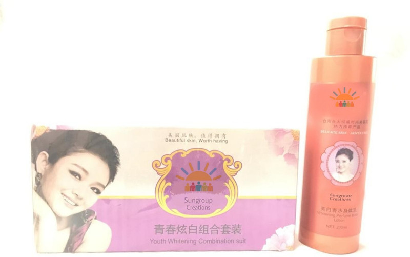 sungroup creations Youth Whitening Combination Suit Beauty Cream (Set of 5) 170 ml(Set of 5)