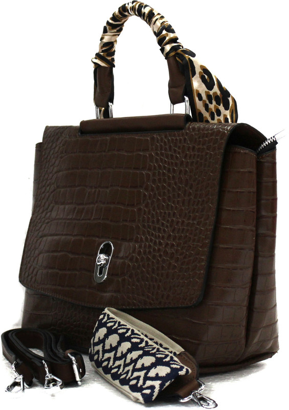 bague Women Brown Hand-held Bag