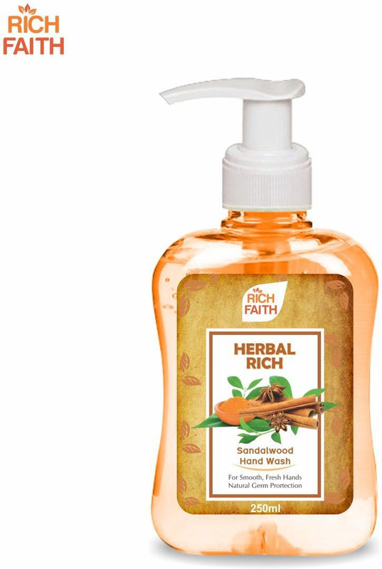 richfaith Herbal Rich Sandalwood Hand Wash Pump Dispenser(250 ml)