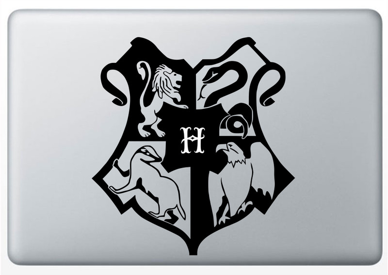 craftywiz Hogwartz Sticker Macbook Vinyl Laptop Decal 13