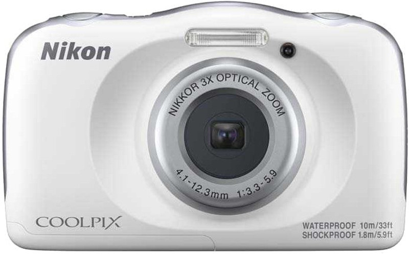 Nikon Coolpix W150(13.2 MP, 3x Optical Zoom, Upto 4x Digital Zoom, White, Silver)