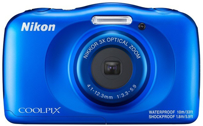 Nikon Coolpix W150(13.2 MP, 3x Optical Zoom, Upto 4x Digital Zoom, Blue)