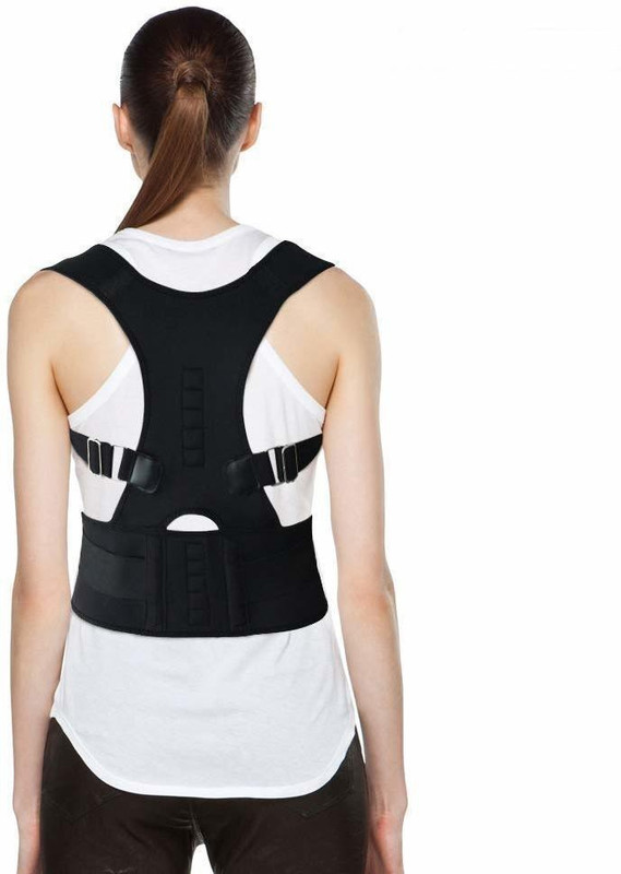 jeni Magnetic Therapy Back Support(Black)