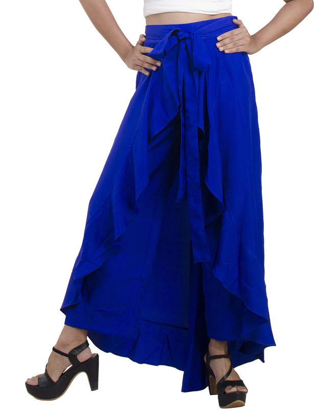 de global citizen Flared Women Blue Trousers