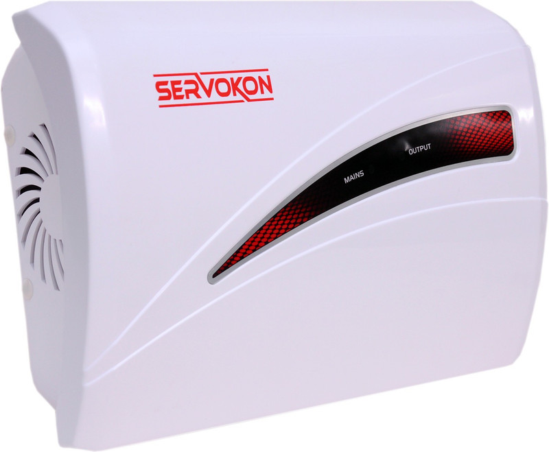 servokon SK417AX voltage stabiliser for AC Upto 1.5 TON(White)