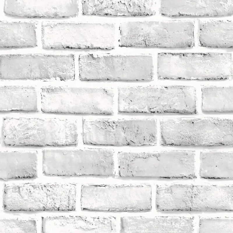 univocean 3D Modern Stone Wallpaper, Wall Poster(White)
