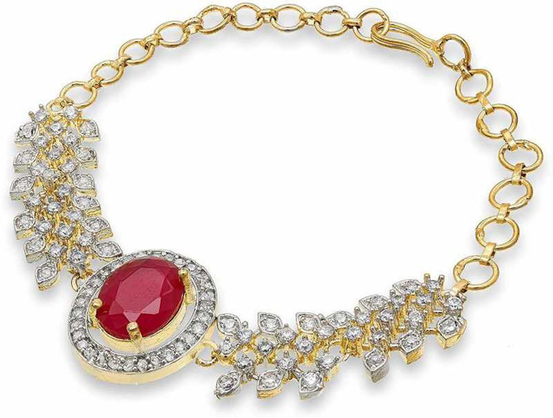 anika fashion house Alloy Cubic Zirconia Gold-plated Bracelet