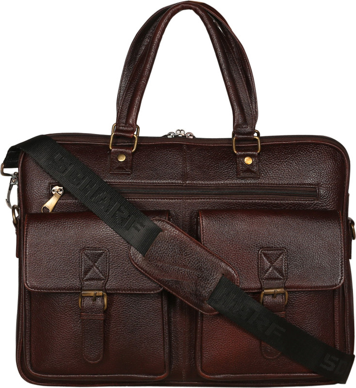 SCHARF Danyon Large Briefcase - For Men & Women(Brown)