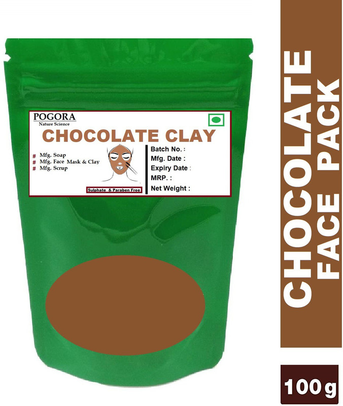 pogora Chocolate Clay Powder, Heal Scars(100 g)