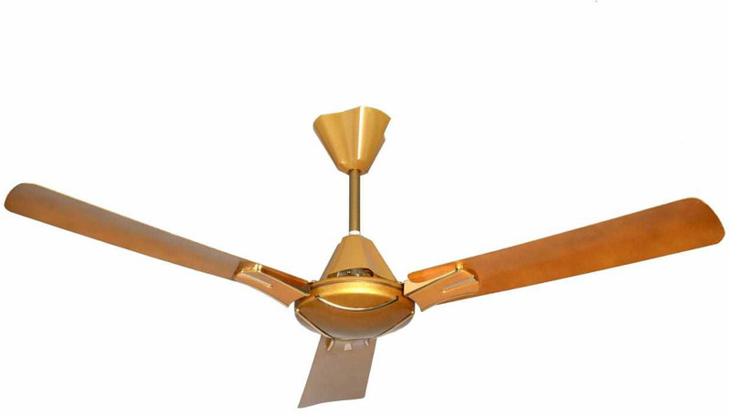santosh 1200 MM NICOLA COPPER HIGH SPEED FAN 3 Blade Ceiling Fan(Gold, Pack of 1)