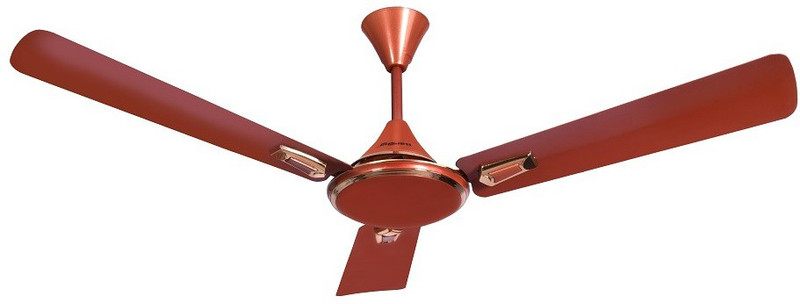 santosh Aura High Speed Burgundy Color Fan 1200 mm 3 Blade Ceiling Fan(Burgandy, Pack of 1)