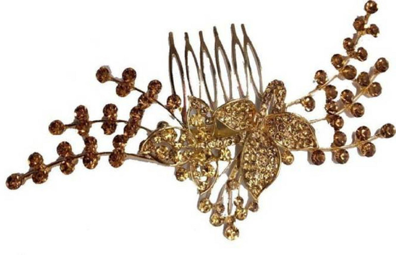 rkdenterprise beautiful design hair pin golden color Hair Pin(Gold)
