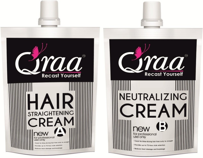 Qraa Hair Straightening Cream For Curly Hair Cream(800 g)