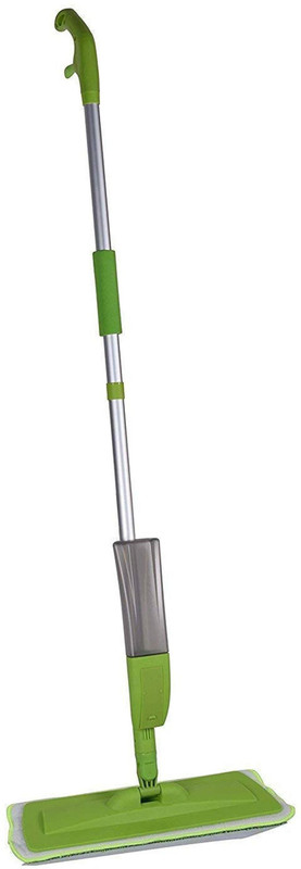 iskenterprise Spray Mop Clean Dry Dust Microfibre Plastic String Wet & Dry Mop(Green)