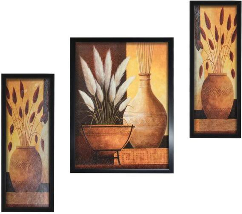 silver trees Set of 3 , wall panintings Digital Reprint 12.8 inch x 20.5 inch Painting